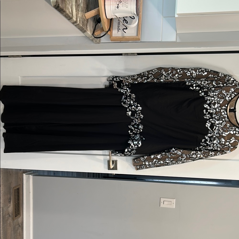 Elegant Black and Brown Floral Jumpsuit